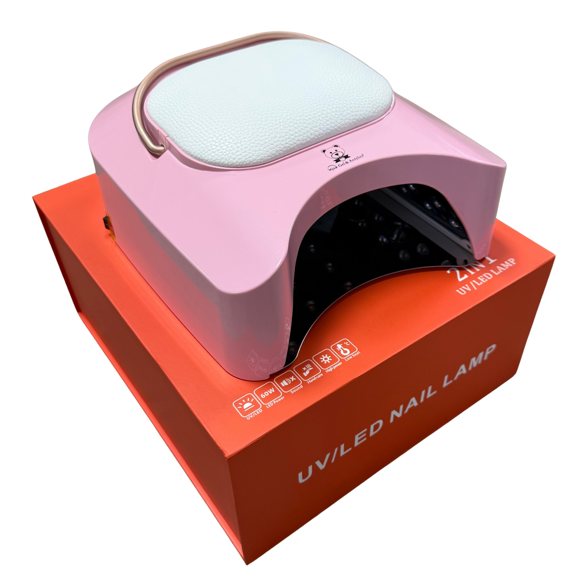 Misa Gel & Acrylics X8 Bat Cordless UV/LED Nail Lamp – 60W Professional Rechargeable Nail Lamp